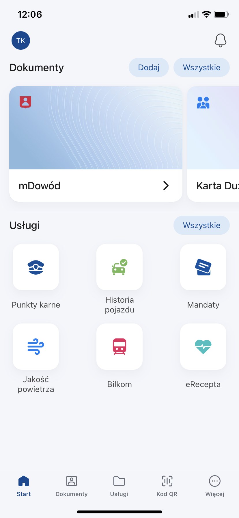 Home screen of the mHack 2023 app